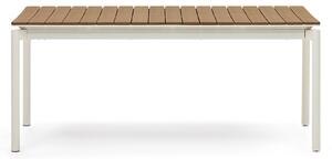 Tavolo outdoor allungabile Canyelles polipropilene e alluminio bianco opaco 180(240)x100cm