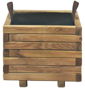 Fioriera da Giardino 40x40xh30,5 cm in Legno Impregnato