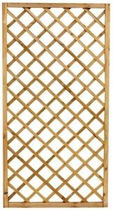 Pannello Grigliato per Rampicanti 40x180 cm in Legno Impregnato