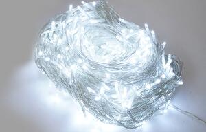 Luci di Natale Cascata Effetto Pioggia 360 LED 200x200 cm Luce Fredda Cavo 3m Trasparente