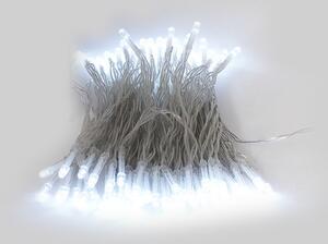 Luci di Natale Filo 96 LED 1m Luce Fredda Cavo Trasparente