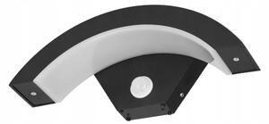 Lampada da parete esterna a LED con sensore LED/10W/230V IP54, nero