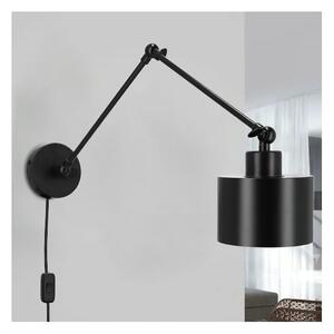 Lampada da parete 1xE27/20W/230V nera