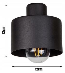Lampada da parete 1xE27/20W/230V nera