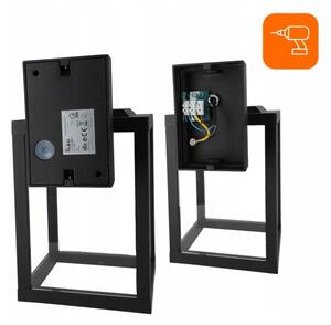 Applique da esterno 1xE27/40W/230V IP54 nera