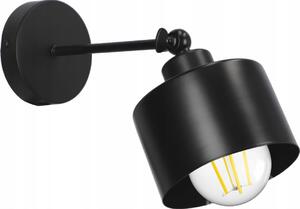 Lampada da parete 1xE27/20W/230V nera