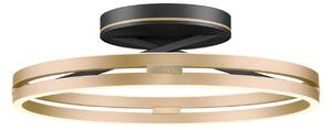 Plafoniera PURE, PURE Loop, dimmerabile, Dorato / Ottone, Soggiorno, Alluminio, Moderno