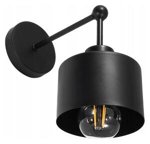 Lampada da parete nera 1xE27/20W/230V