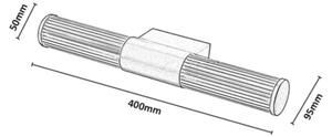 Rabalux 75104 - LED Illuminazione per specchio da bagno CALYN LED/8W/230V IP44 oro