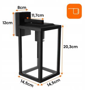 Applique da esterno 1xE27/40W/230V IP54 nera