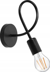 Lampada da parete 1xE27/20W/230V nera