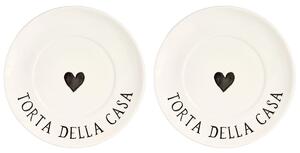 Set 2 Piattini Torta della Casa 21 cm - Simple Day