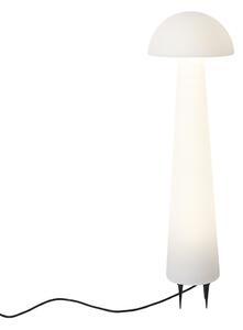 Lampada da esterno da terra bianca 80 cm con LED IP44 - Fungi