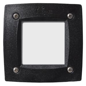 Faretto incasso quadrato top light parma in qd10 ne gx53 led cct ip66 230v nero resina - Top Light