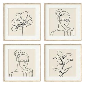 Quadri in set di 4 pezzi 30x30 cm - knor
