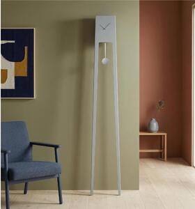 Orologio a Pendolo In Metallo Verniciato TIUKU � silhouette slanciata in acciaio verniciato 22�7,5� h 190 cm in Metallo verniciato design contemporaneo colore ak01-GR
