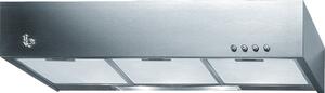 BARALDI Cappa Cucina Aspirante da Incasso Sottopensile Larghezza 60 cm colore Inox - 01QUA060ST38