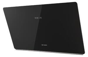 Faber Cappa Cucina Aspirante a Parete Larghezza 80 cm Classe B colore Nero - Glam Light Zero Drip A80/2