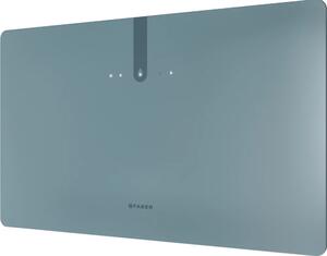 Faber Cappa Cucina Aspirante a Parete Larghezza 80 cm Classe A colore Blu - Glam Fit Zero Drip Plus DB M A80