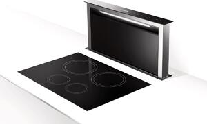 Faber Cappa Cucina Aspirante a Parete Larghezza 88 cm Profondit 12 cm Classe B colore Nero, Acciaio inox - Fabula BK 90 RB 110.0360.581