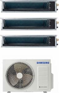 Samsung Climatizzatore Canalizzato Trial Split 9000+12000+18000 btu Condizionatore con Pompa di Calore Classe A++/A+ (Unit Interna + Unit Esterna