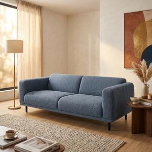 Mebel Divano 2 Posti Moderno in Tessuto Dimensioni 200x92x71 cm colore Grigio chiaro - BALENA