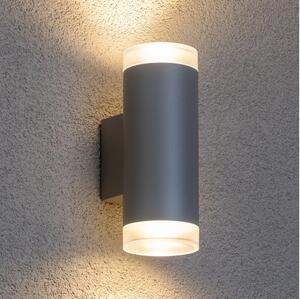 Brilagi - Applique da esterno MATERA 2xGU10/30W/230V grigio IP54