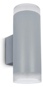 Brilagi - Applique da esterno LED RGBW MATERA 2xGU10/4,8W/230V grigio IP54