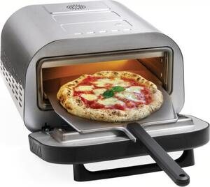 MACOM Forno Pizza Potenza 1700W Temperatura max 400 32 cm colore Inox/Nero - 884