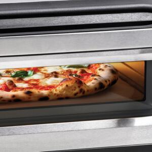 MACOM Forno Pizza Potenza 1700W Temperatura max 400 32 cm colore Inox/Nero - 884