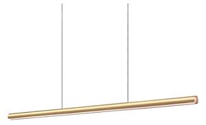 Ideal Lux - Lampadario LED dimmerabile a cavo DORICA LED/35W/230V CRI 90 140 cm oro