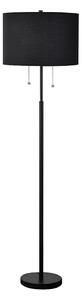 Lampada da terra FOGO 2xE27/15W/230V nera