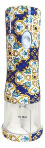 RGV Grattugia elettrica Potenza 30 Watt colore Blu Giallo e Bianco - 11634 Cheesy Maiolica