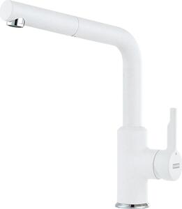 Franke Miscelatore Cucina con Doccetta estraibile Rubinetto Monocomando Lavello colore Bianco - 115.0595.088 Urban