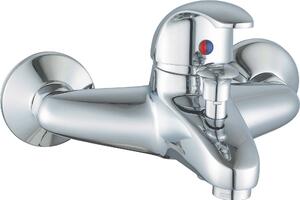 R.A. Miscelatore Vasca da Bagno Rubinetto Monocomando Cartuccia 40 mm finitura Cromo - 13321 Serie Euro