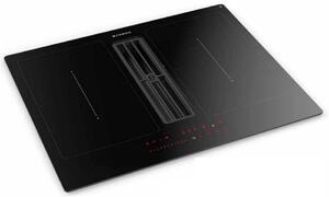 Faber Piano Cottura a Induzione con Cappa Integrata 4 Fuochi Larghezza 60 cm in Vetro colore Nero - Galileo Smart BK A600