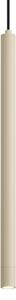 Lampada a sospensione moderna beige con rosone integrato - Chuba