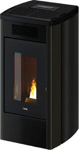 Cadel Stufa a Pellet Ventilata 12 kW Capacit Serbatoio 23 kg Volume Riscaldabile 342 m3 Wi-Fi colore Metallo Antracite - 7023117 ATENA Plus 12 T2