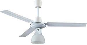 Effe Ventilatore da Soffitto con Luce Lampadario Ventilatore 3 Pale in Acciaio 5 Velocit - Industrial