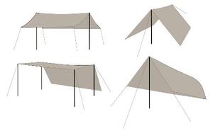 Brunner Vela Ombreggiante Rettangolare 2x3 mt in Poliestere colore Beige - SUNNY
