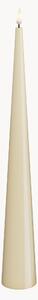 Candela a LED fatta a mano a forma di cono, effetto fiamma reale, alt. 38 cm
