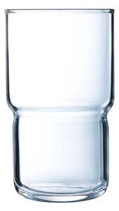 Arcoroc LOG Bicchiere Bibita Impilabile 32 cl Set 6 Pz In Vetro Trasparente