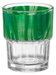 Bormioli Rocco Natura Lyon Optique Bicchiere Acqua Impilabile 20,5 cl Set 12 Pz In Vetro Verde