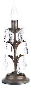 ONLI - Lampada da tavolo TERESA 1xE14/6W/230V bronzo