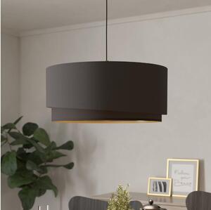 Eglo 39931 - Lampadario a cavo MANDERLINE 1xE27/40W/230V marrone/oro