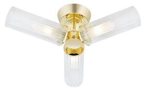 Markslöjd 109238 - Plafoniera per bagno RIMINI 3xG9/20W/230V IP44 ottone
