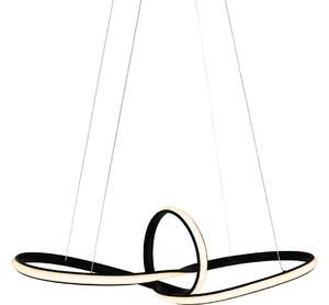 Lampadario LED su cavo LED/44W/230V nero