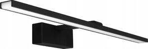 Illuminazione per specchio da bagno LED/14W/230V 59 cm IP44 nera