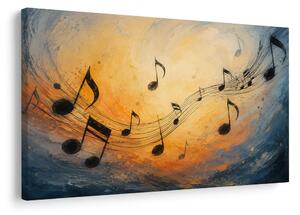 Quadro su tela – Melodie al tramonto