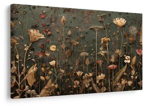 Quadro su tela – Giardino fiorito su tela